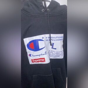 Supreme X champion hoodie
